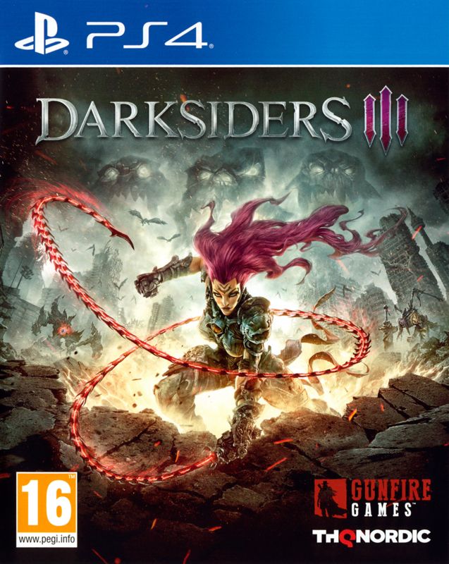 Darksiders III box art for Playstation 4